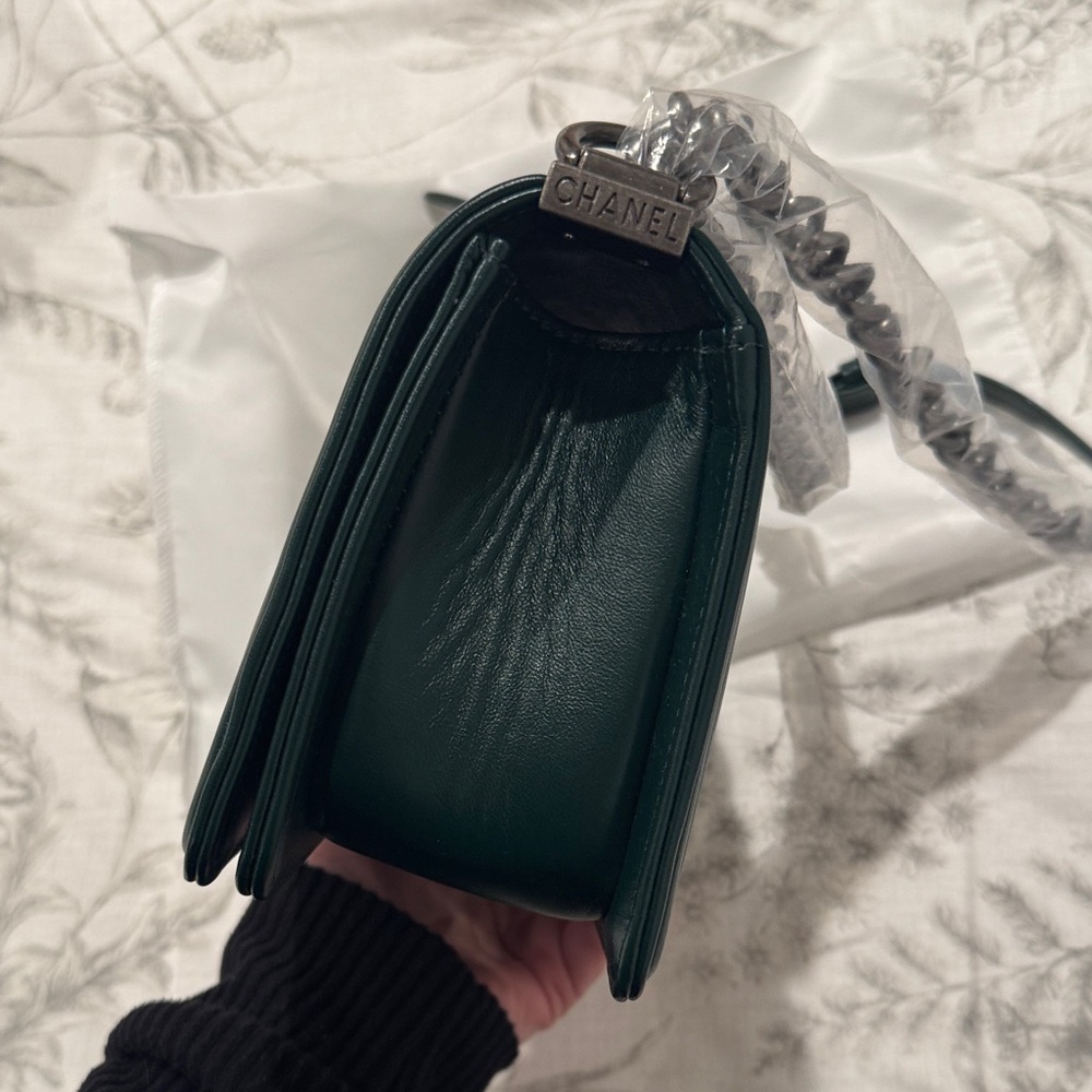 Chanel style Dark Green boy bag - Picture 8 of 9